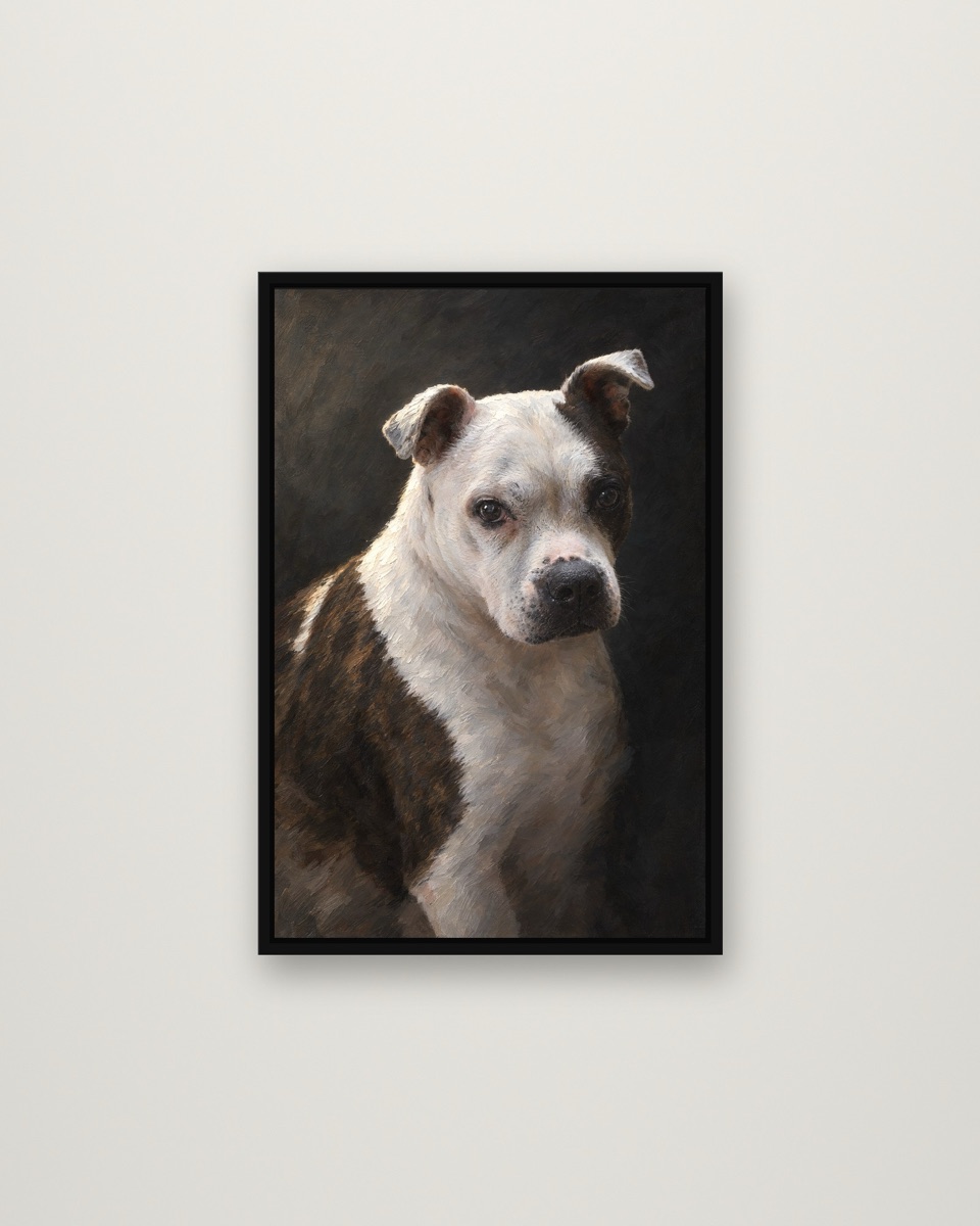 The Classic framed on a wall